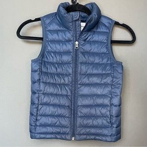 Amazon Essentials kids navy blue puffer vest - size 6/8